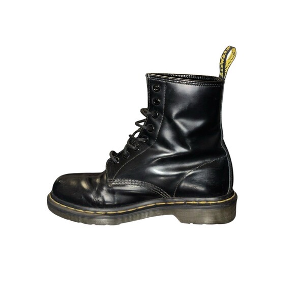 Dr. Martens Womens 1480W Black Leather Lace Up Ankle Combat Boots Sz 7 Grunge - Picture 12 of 16